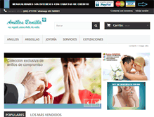 Tablet Screenshot of anillosbonilla.com